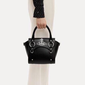 Vivienne Westwood small Betty top handle crossbody handbag black